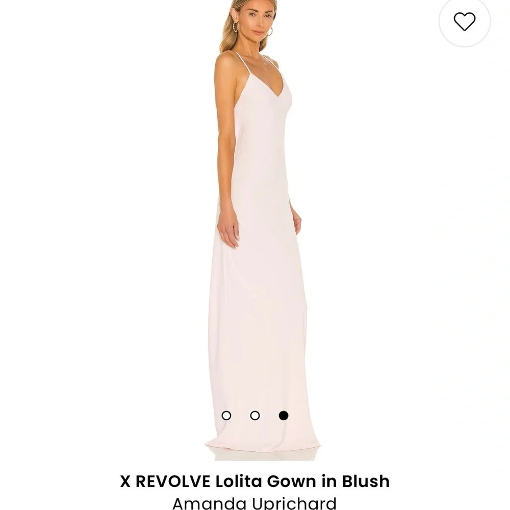 Amanda Uprichard X Revolve Lolita Gown in Blush‎ large